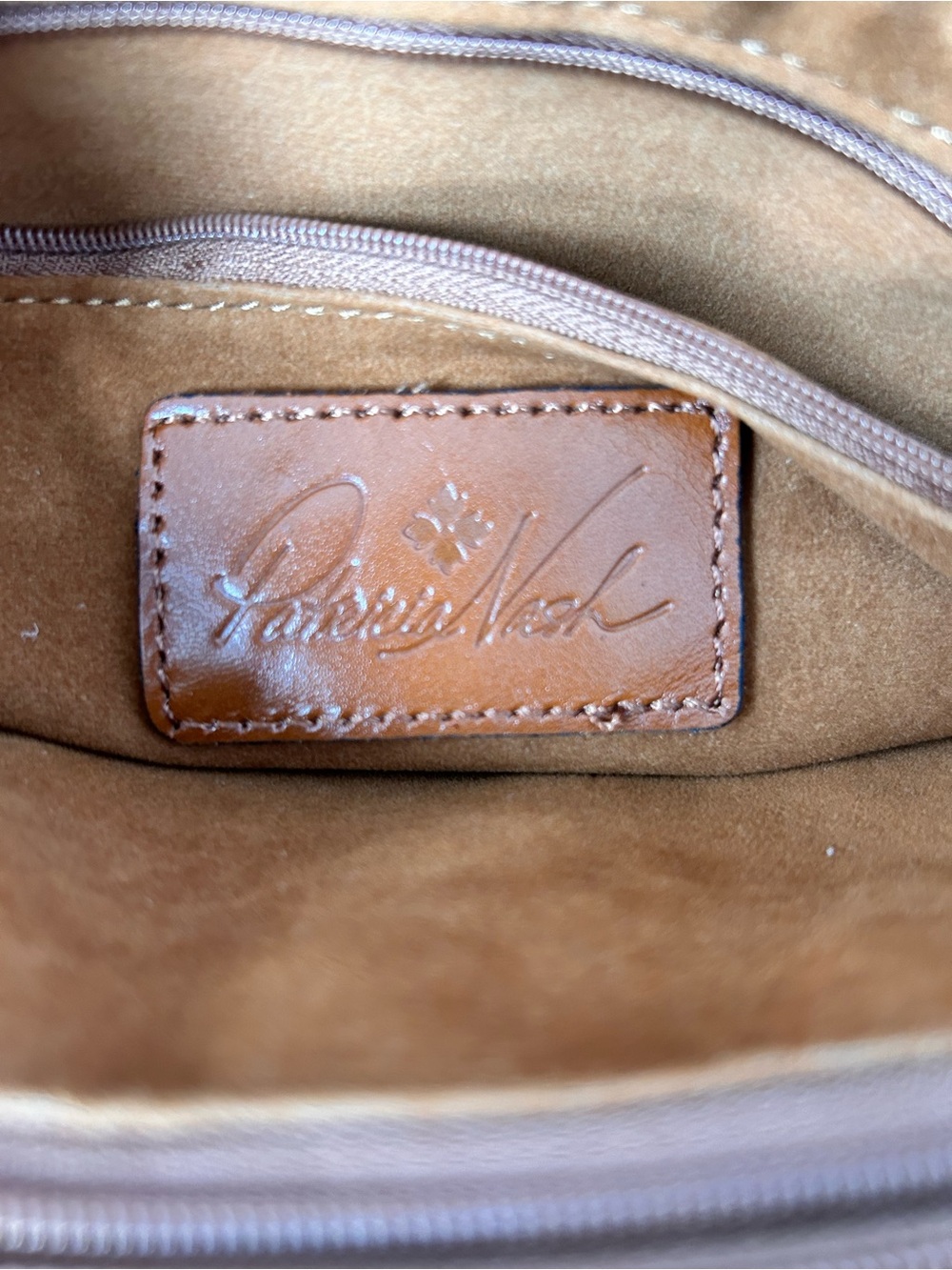 Patricia Nash Floral Leather Calvi Satchel in Prairie Rose Model P272170X - Picture 10 of 11